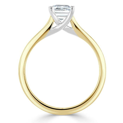 The Clara — Princess Lab Diamond Solitaire Engagement Ring VI