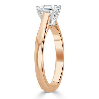 The Clara — Princess Lab Diamond Solitaire Engagement Ring VI