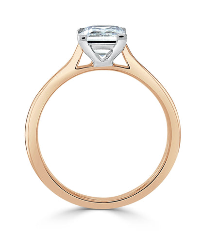 The Clara — Princess Lab Diamond Solitaire Engagement Ring IV