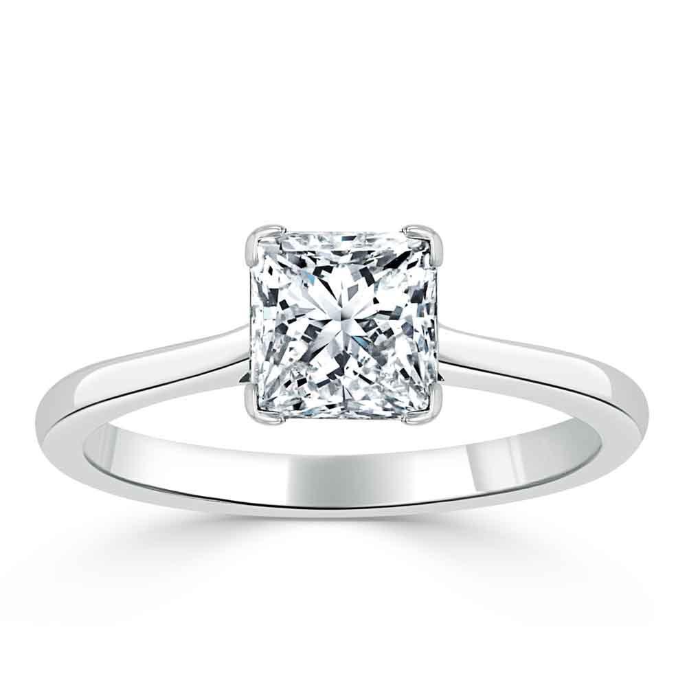 The Clara — Princess Lab Diamond Solitaire Engagement Ring IV