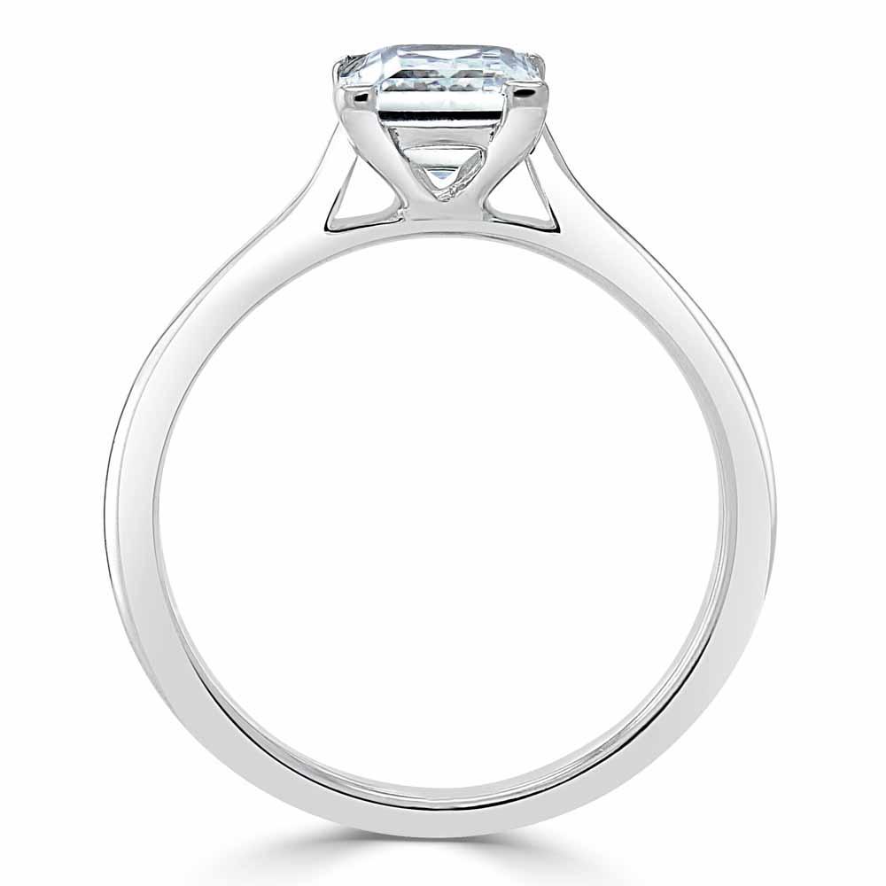 The Clara — Princess Lab Diamond Solitaire Engagement Ring IV