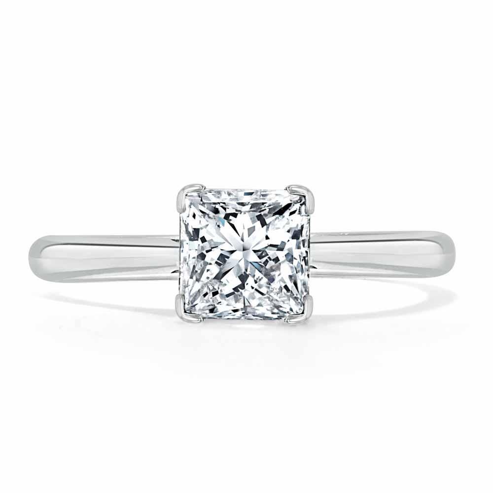 The Clara — Princess Lab Diamond Solitaire Engagement Ring IV