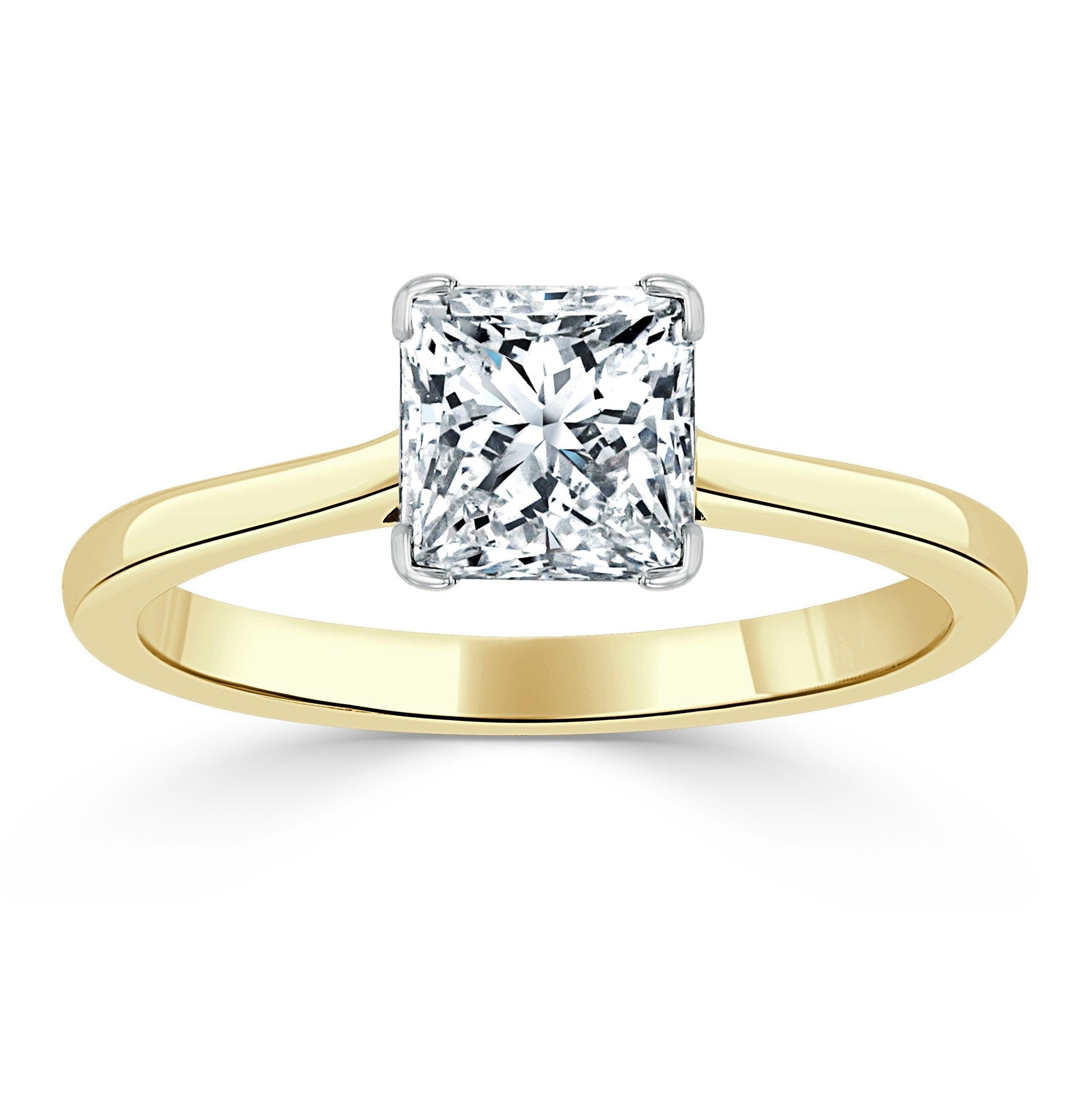 The Clara — Princess Lab Diamond Solitaire Engagement Ring IV