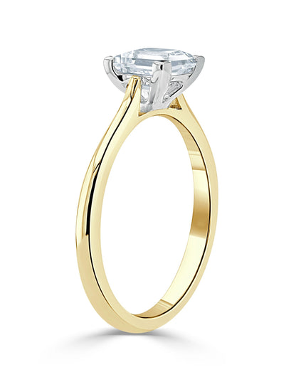 The Clara — Princess Lab Diamond Solitaire Engagement Ring IV