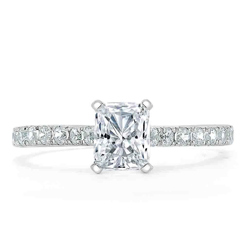 The Isla — Radiant Lab Diamond Solitaire Engagement Ring VI