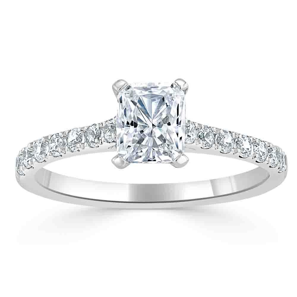 The Isla — Radiant Lab Diamond Solitaire Engagement Ring VI