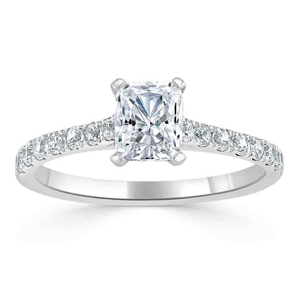 The Isla — Radiant Lab Diamond Solitaire Engagement Ring VI
