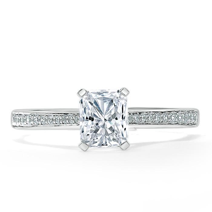 The Isla — Radiant Lab Diamond Solitaire Engagement Ring V