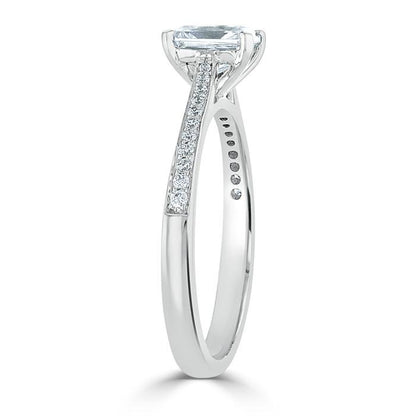 The Isla — Radiant Lab Diamond Solitaire Engagement Ring V