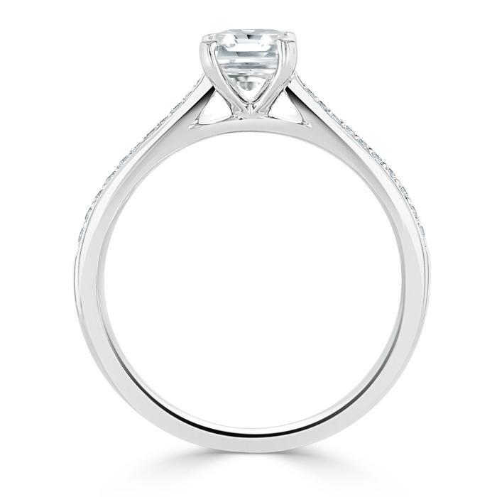 The Isla — Radiant Lab Diamond Solitaire Engagement Ring V