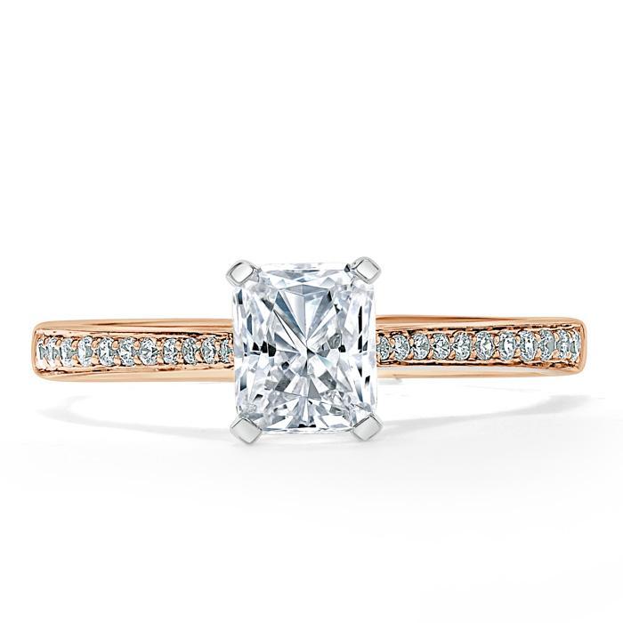 The Isla — Radiant Lab Diamond Solitaire Engagement Ring V