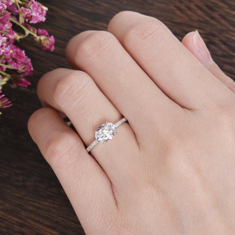 The Grace — Oval Lab Diamond Vintage Engagement Ring VI