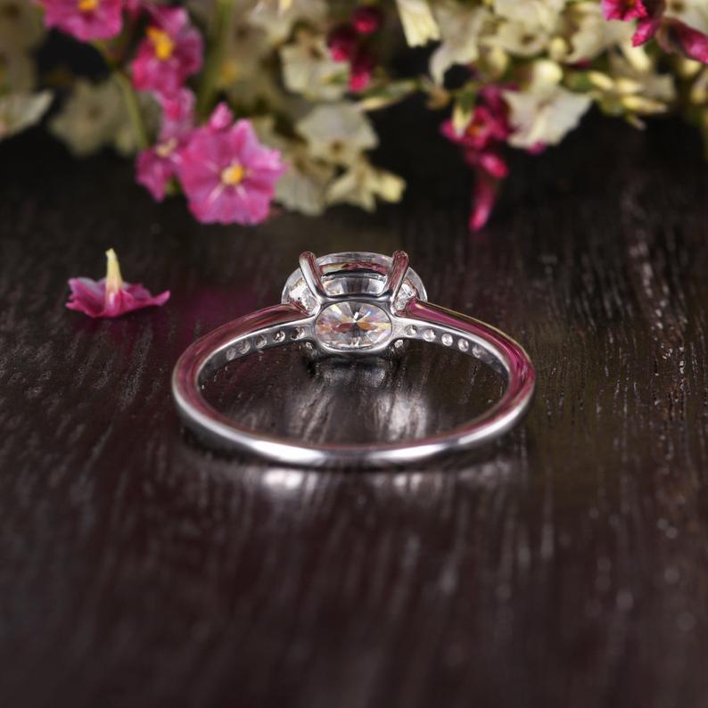 The Grace — Oval Lab Diamond Vintage Engagement Ring VI