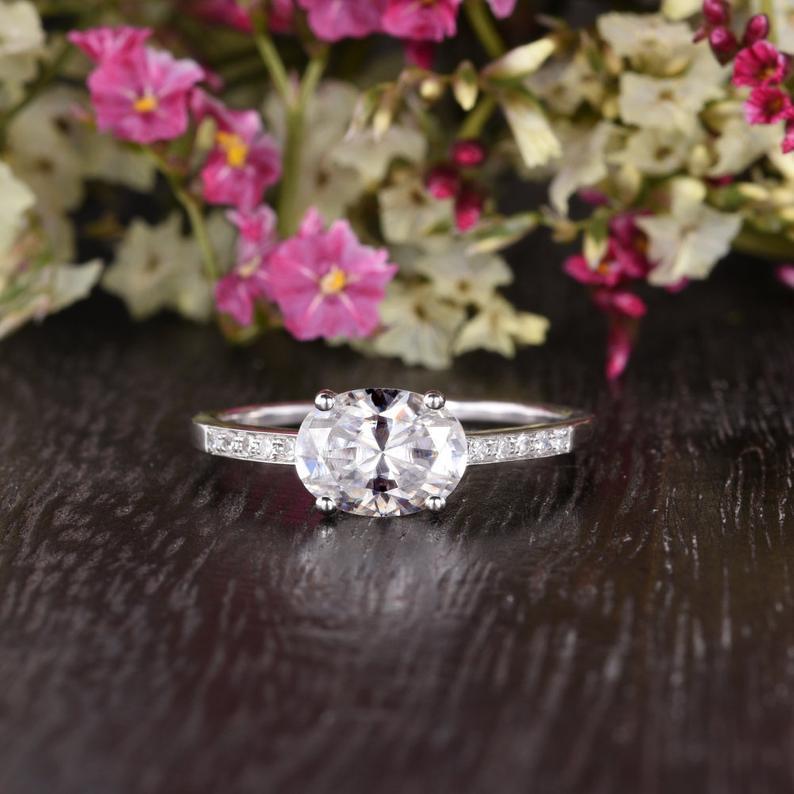 The Grace — Oval Lab Diamond Vintage Engagement Ring VI