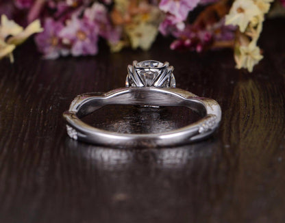 The Grace — Round Lab Diamond Vintage Engagement Ring VI