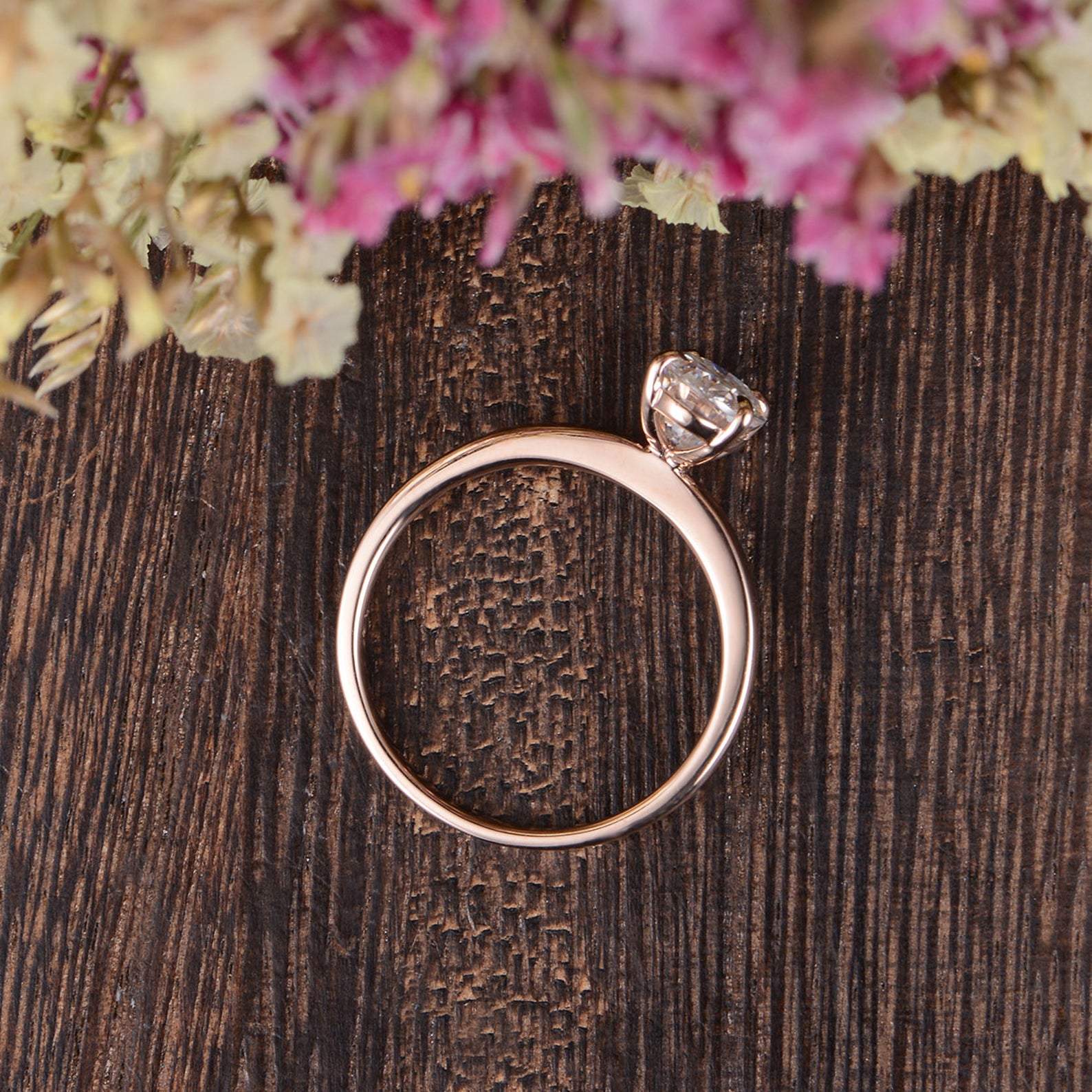 The Grace — Oval Lab Diamond Solitaire Engagement Ring