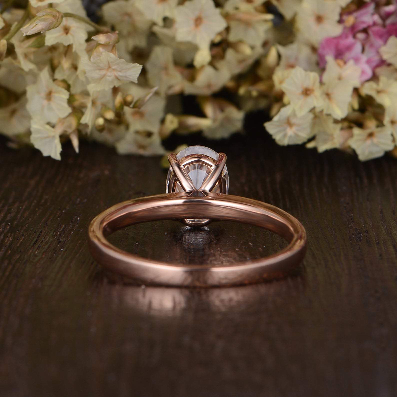The Grace — Oval Lab Diamond Solitaire Engagement Ring