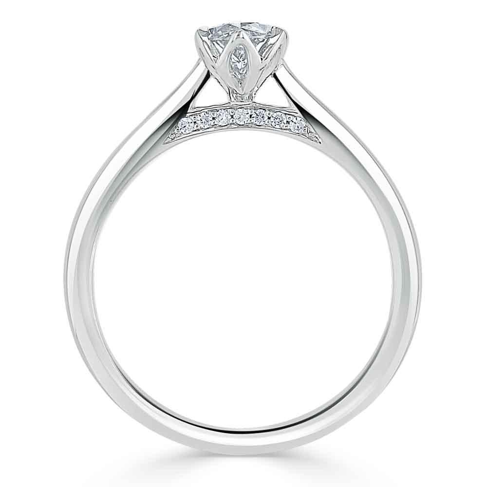 The Juliet — Marquise Lab Diamond Solitaire Engagement Ring IV