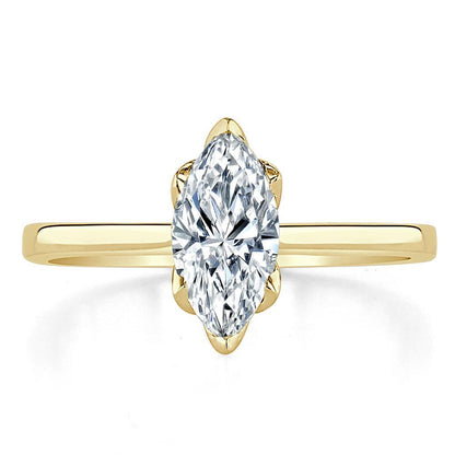 The Juliet — Marquise Lab Diamond Solitaire Engagement Ring IV