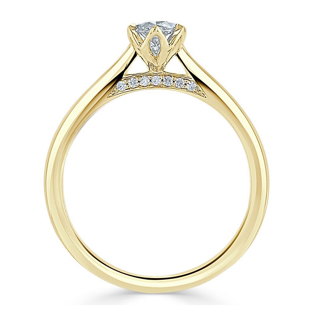 The Juliet — Marquise Lab Diamond Solitaire Engagement Ring IV