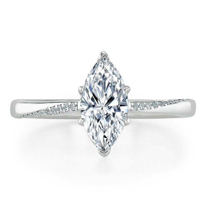 The Juliet — Marquise Lab Diamond Solitaire Engagement Ring III