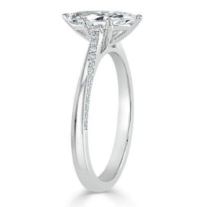 The Juliet — Marquise Lab Diamond Solitaire Engagement Ring III
