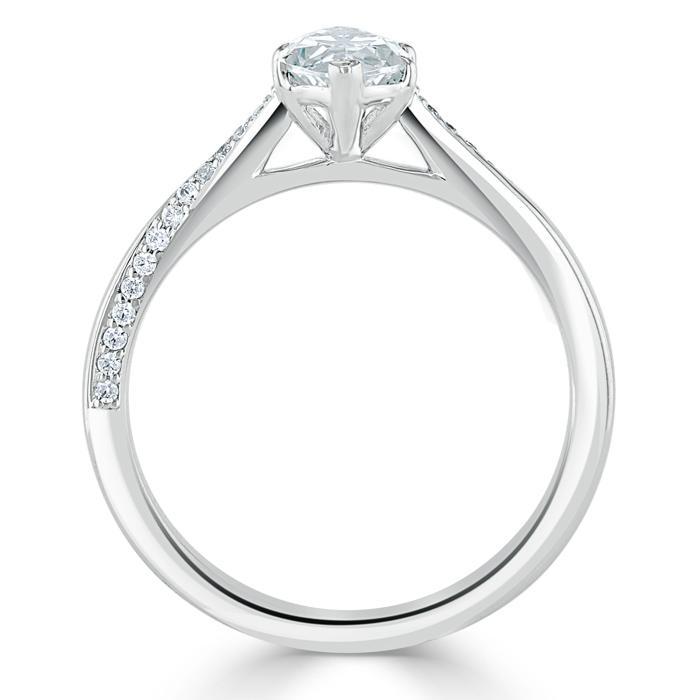 The Juliet — Marquise Lab Diamond Solitaire Engagement Ring III