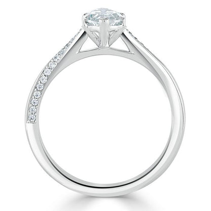The Juliet — Marquise Lab Diamond Solitaire Engagement Ring III