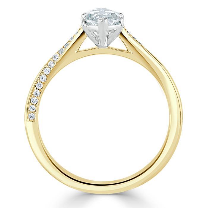 The Juliet — Marquise Lab Diamond Solitaire Engagement Ring III