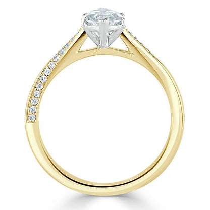 The Juliet — Marquise Lab Diamond Solitaire Engagement Ring III