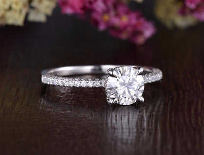 The Grace — Round Lab Diamond Vintage Engagement Ring IV