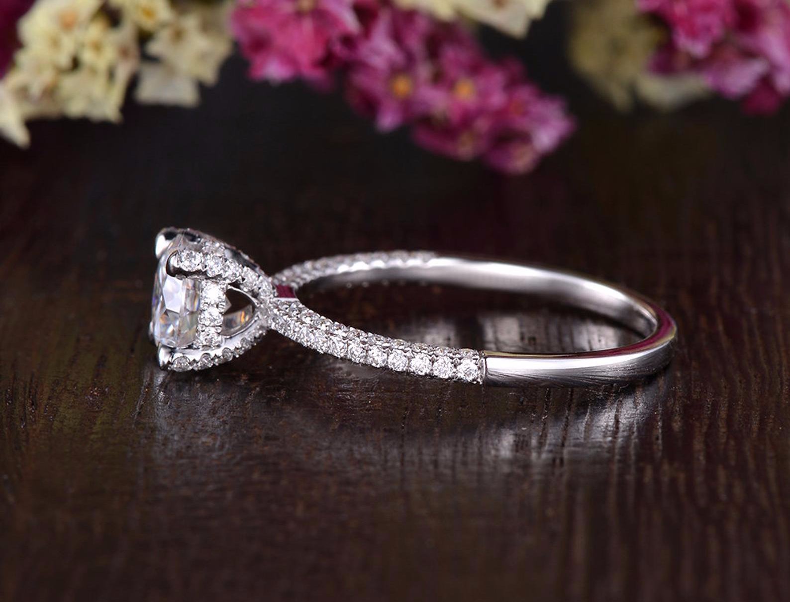 The Grace — Round Lab Diamond Vintage Engagement Ring IV