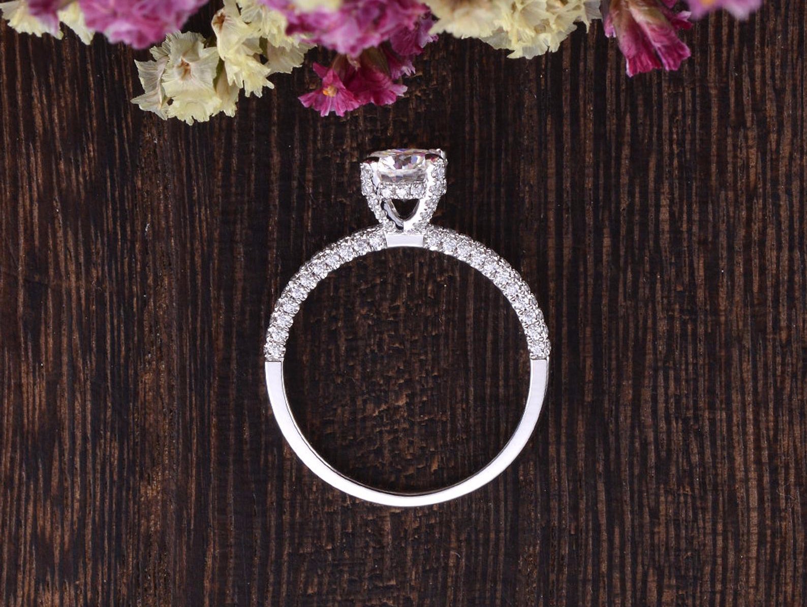 The Grace — Round Lab Diamond Vintage Engagement Ring IV