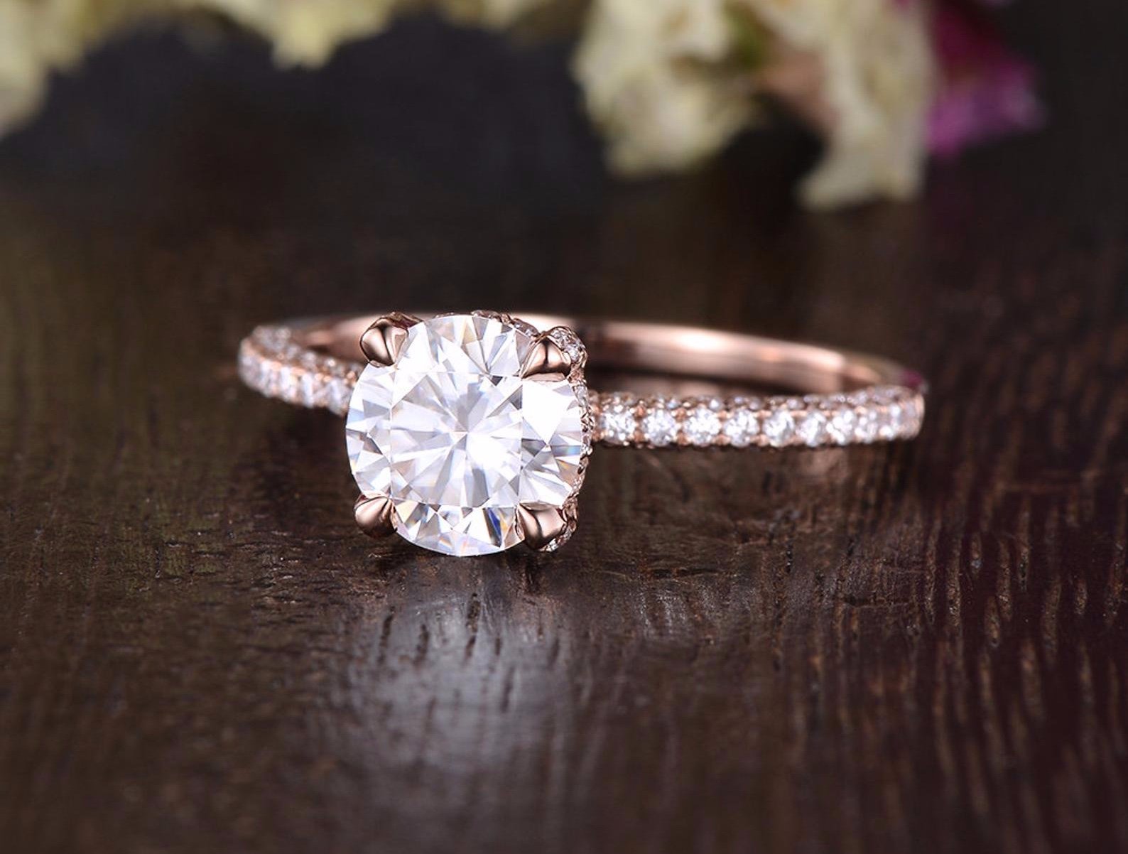 The Grace — Round Lab Diamond Vintage Engagement Ring IV