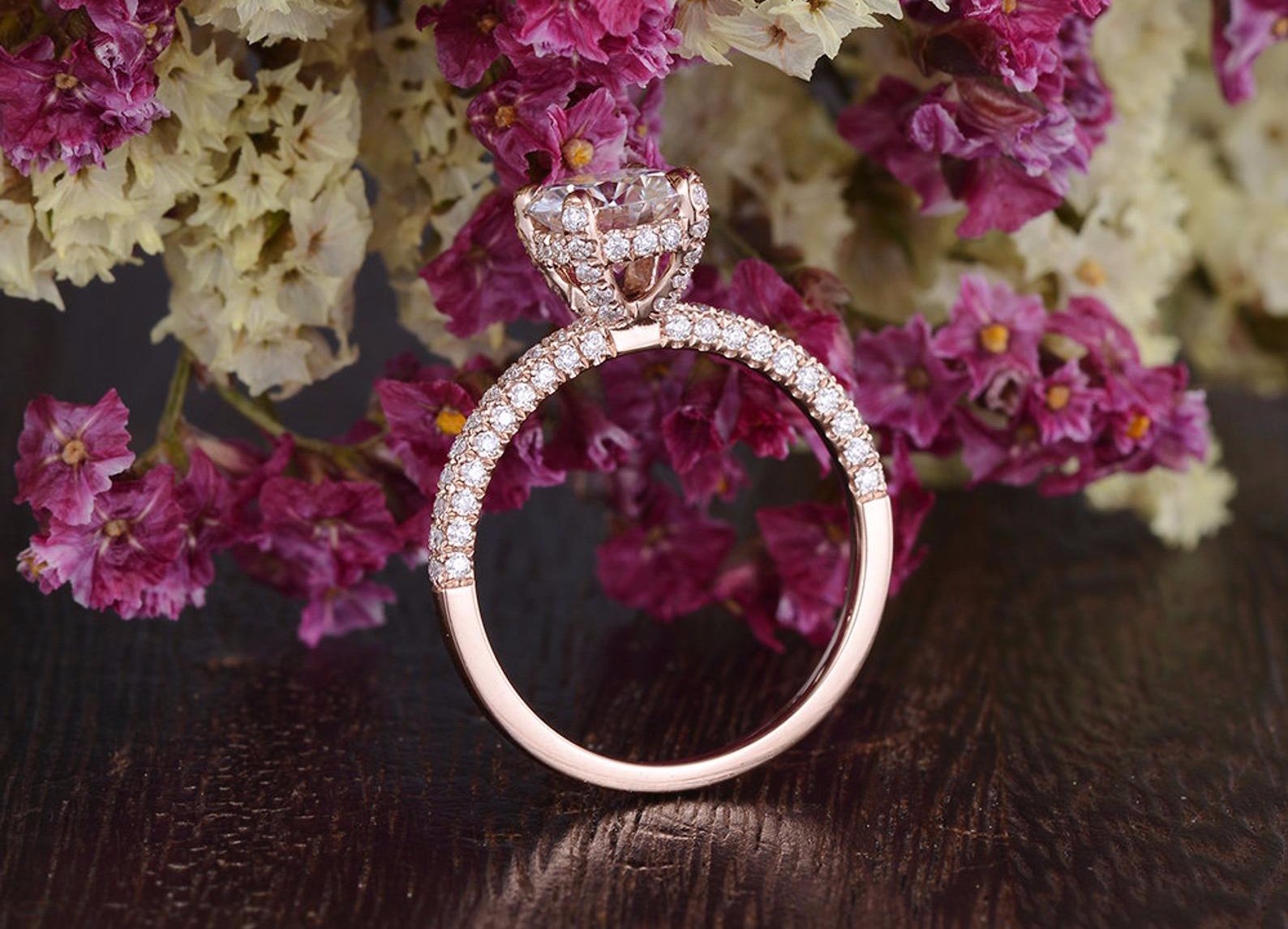 The Grace — Round Lab Diamond Vintage Engagement Ring IV