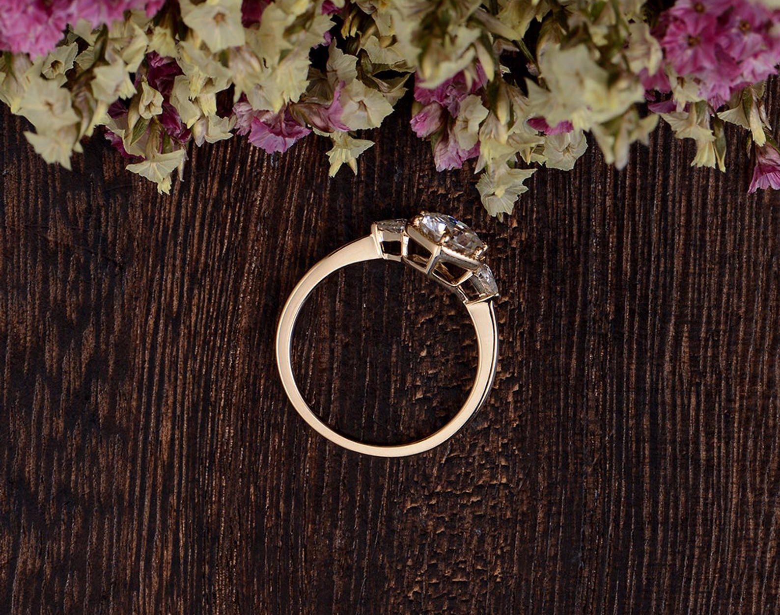 The Grace — Oval Lab Diamond Edwardian Engagement Ring