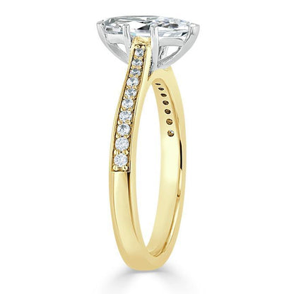 The Juliet — Marquise Lab Diamond Solitaire Engagement Ring II