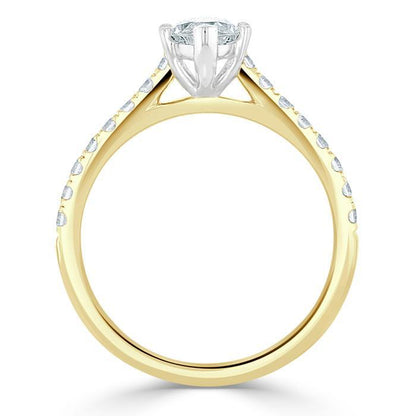The Juliet — Marquise Lab Diamond Solitaire Engagement Ring