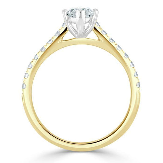 The Juliet — Marquise Lab Diamond Solitaire Engagement Ring