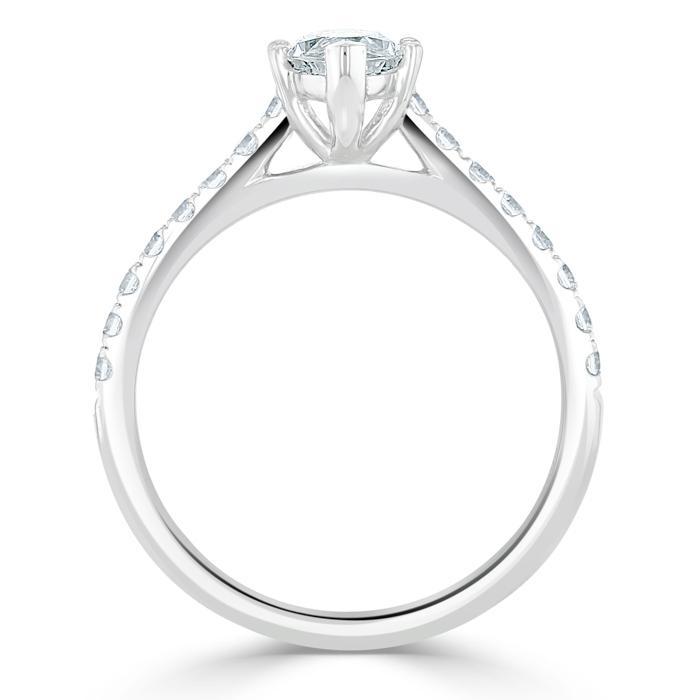 The Juliet — Marquise Lab Diamond Solitaire Engagement Ring