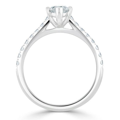 The Juliet — Marquise Lab Diamond Solitaire Engagement Ring
