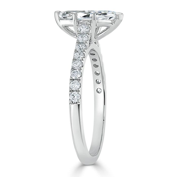The Juliet — Marquise Lab Diamond Solitaire Engagement Ring