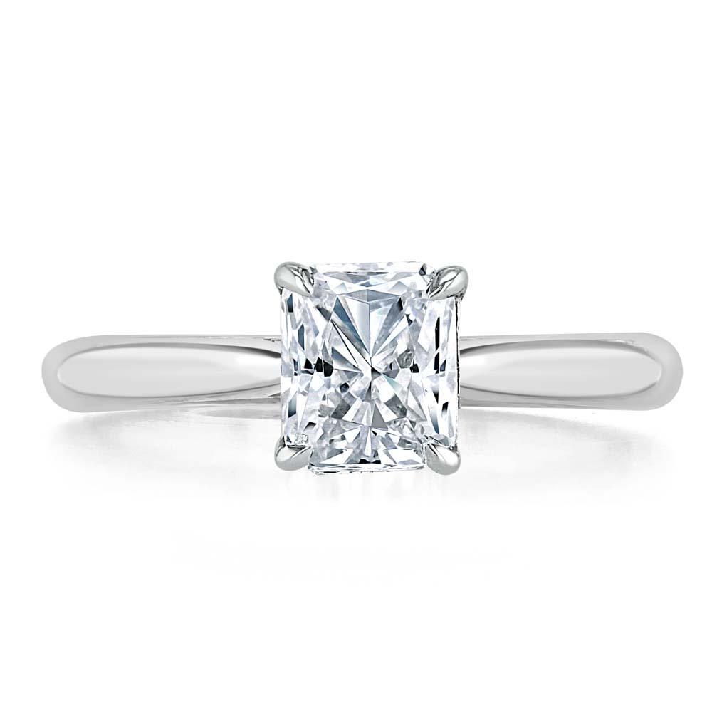 The Isla — Radiant Lab Diamond Solitaire Engagement Ring IV