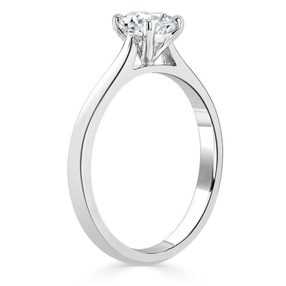 The Isla — Radiant Lab Diamond Solitaire Engagement Ring IV