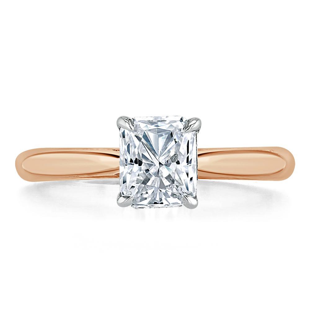 The Isla — Radiant Lab Diamond Solitaire Engagement Ring IV