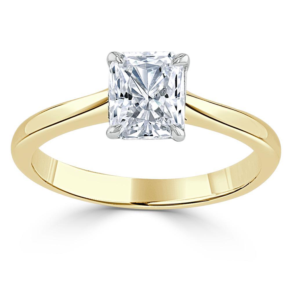 The Isla — Radiant Lab Diamond Solitaire Engagement Ring IV