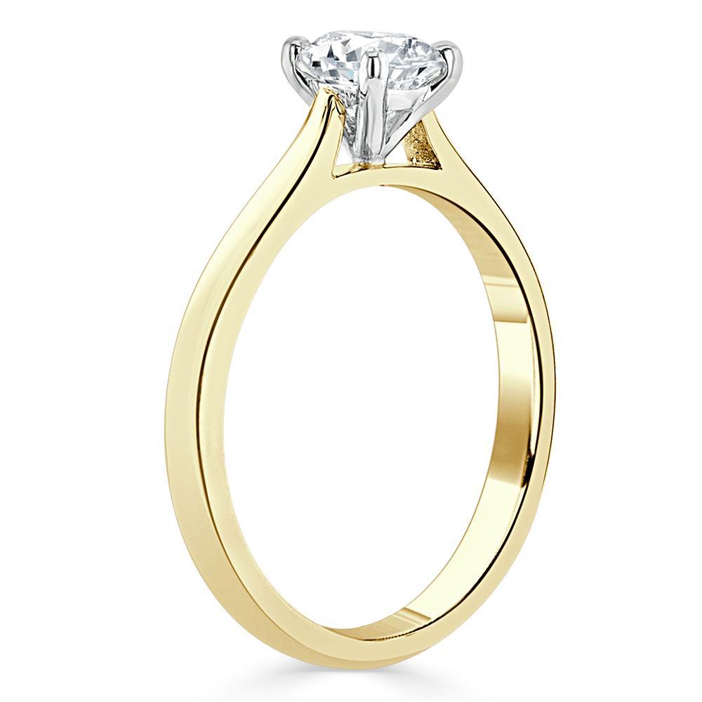 The Isla — Radiant Lab Diamond Solitaire Engagement Ring IV