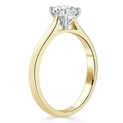 The Isla — Radiant Lab Diamond Solitaire Engagement Ring IV