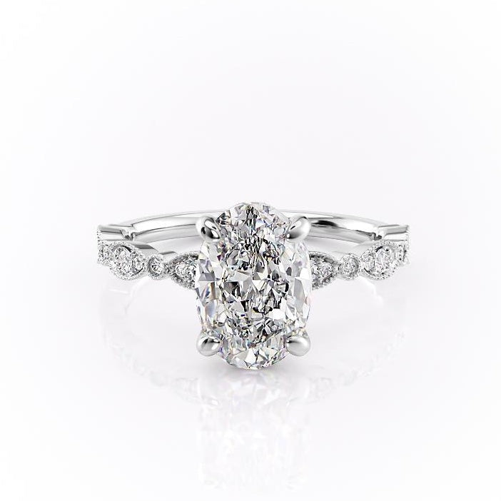 The Grace — Oval Lab Diamond Vintage Engagement Ring IV