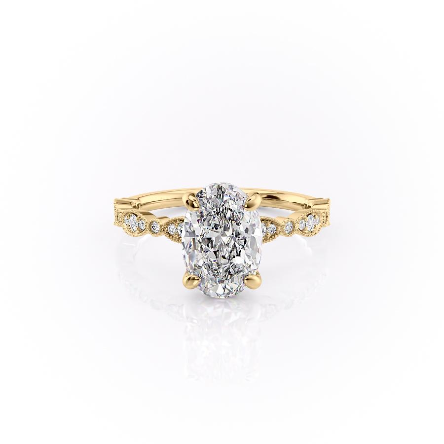 The Grace — Oval Lab Diamond Vintage Engagement Ring IV